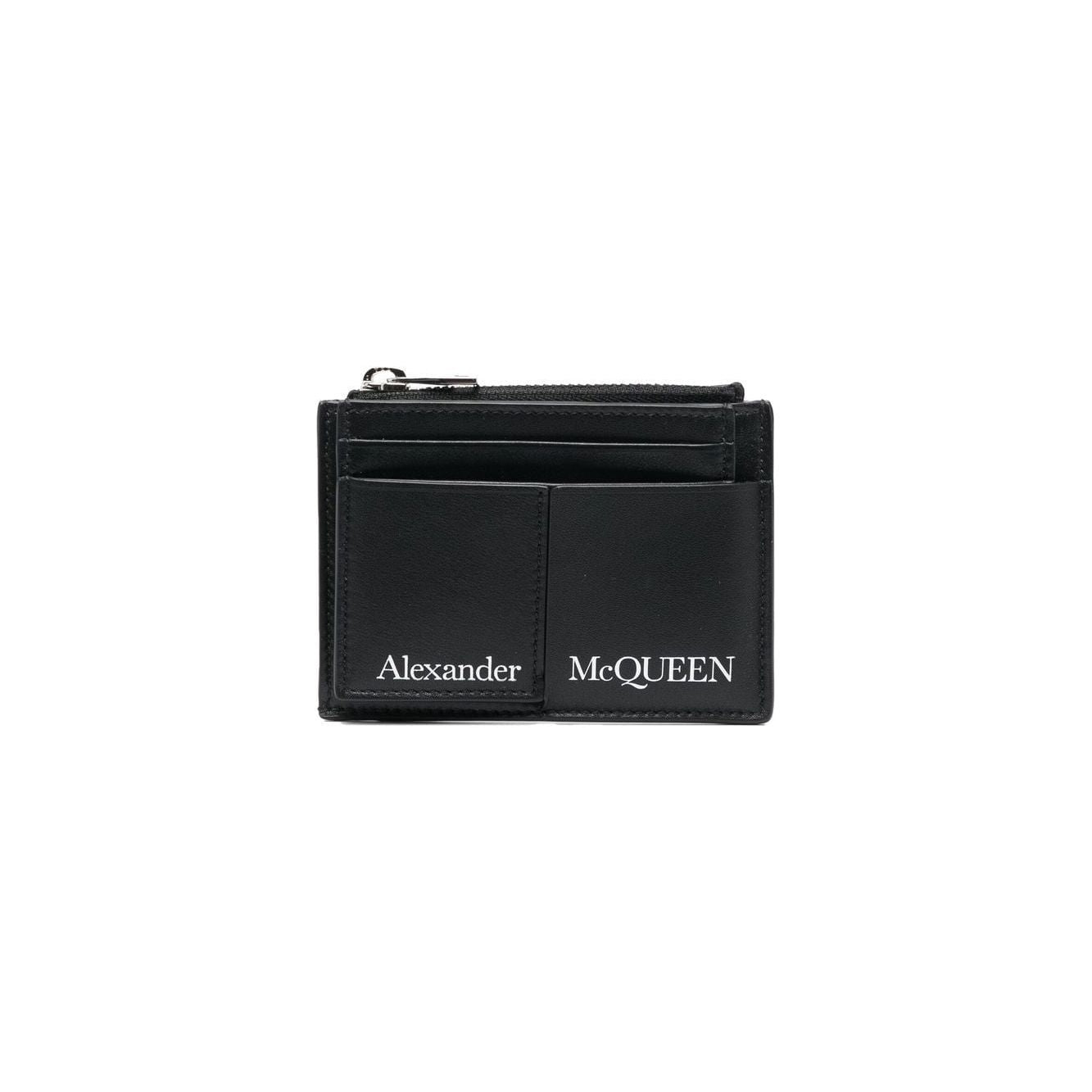 Alexander McQueen logo print cardholder 7265671AAJO1000