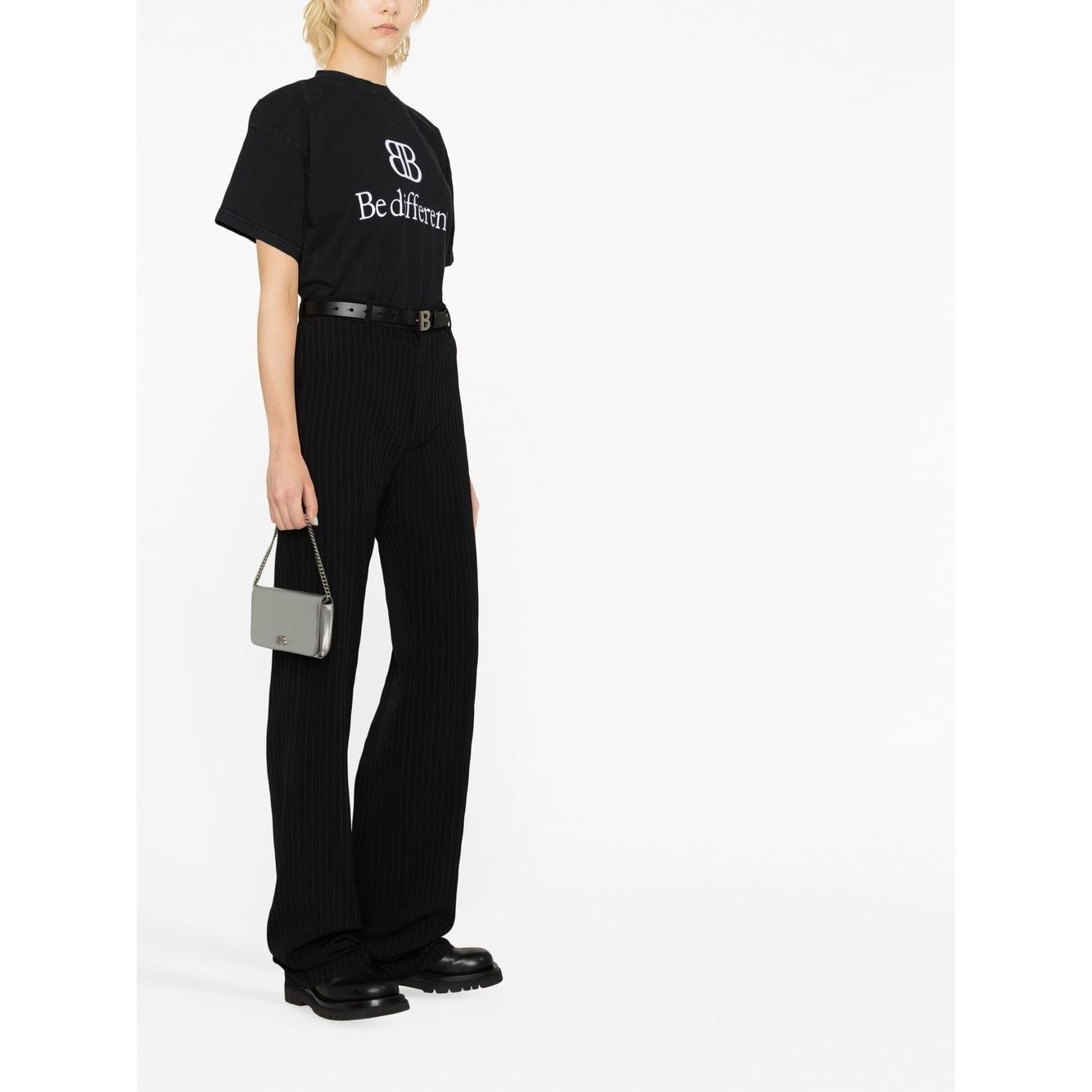 Balenciaga pinstripe straight-leg trousers Trousers