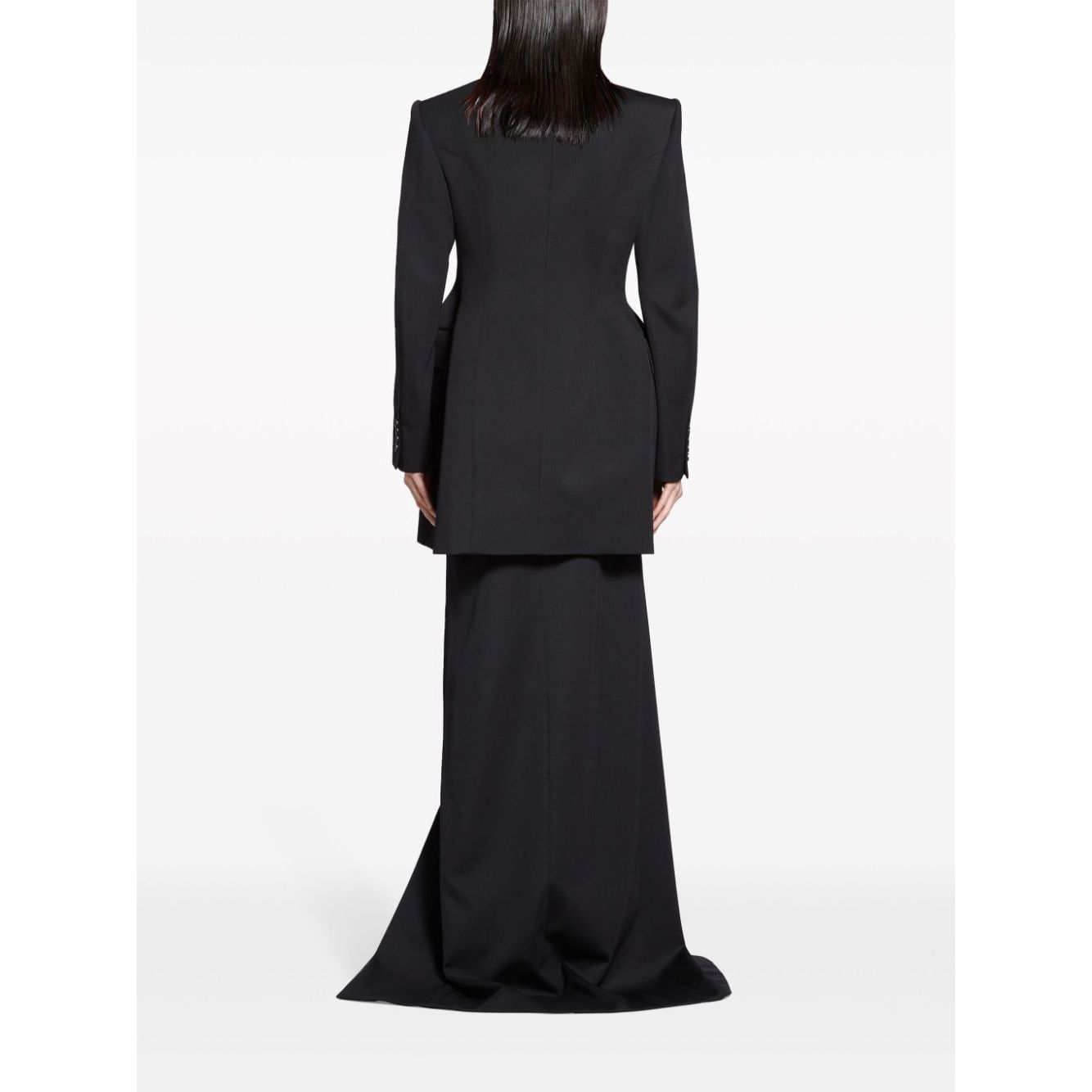 Balenciaga Hourglass Virgin Wool Double-breasted Blazer Jackets