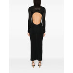 Saint Laurent Wool blend long pencil dress 775362Y37NW1000