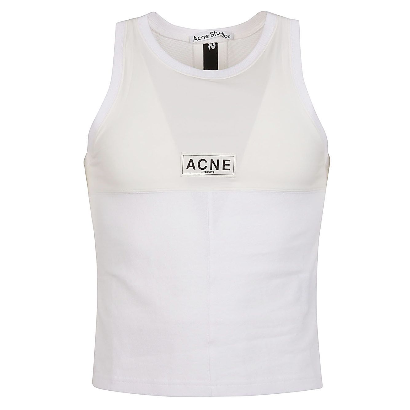 Acne Studios Top White Topwear