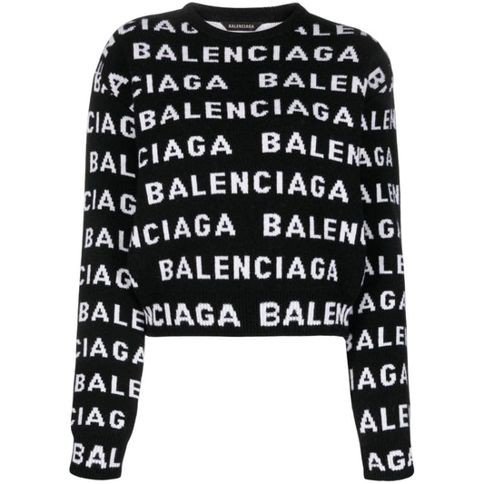 Balenciaga Logo wool sweater Topwear
