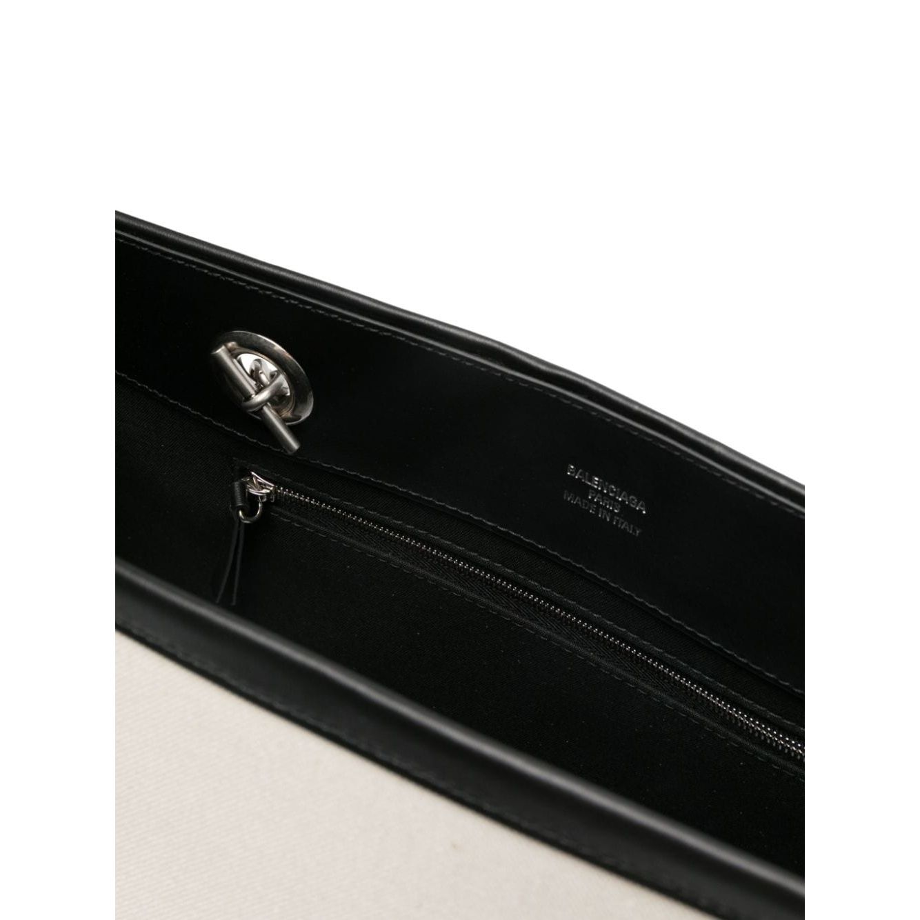 Balenciaga Logo Print Canvas Tote Bag Shopper