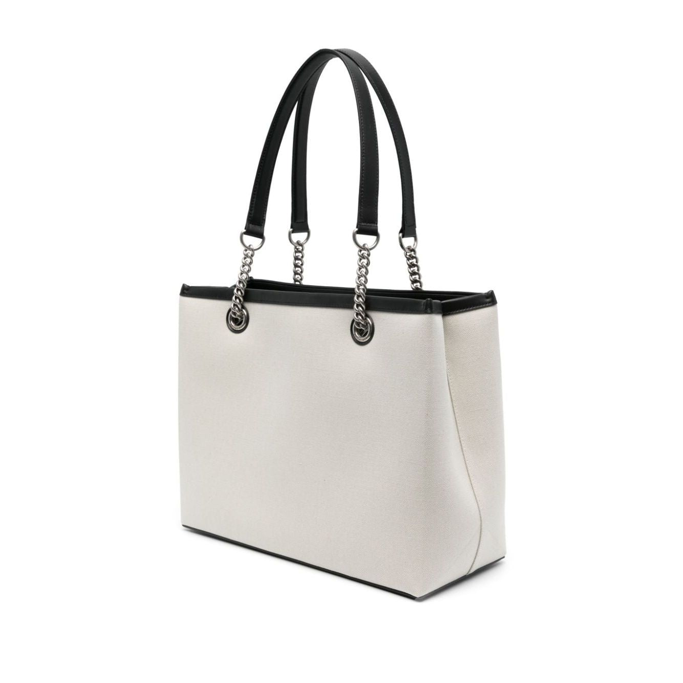 Balenciaga Logo Print Canvas Tote Bag Shopper