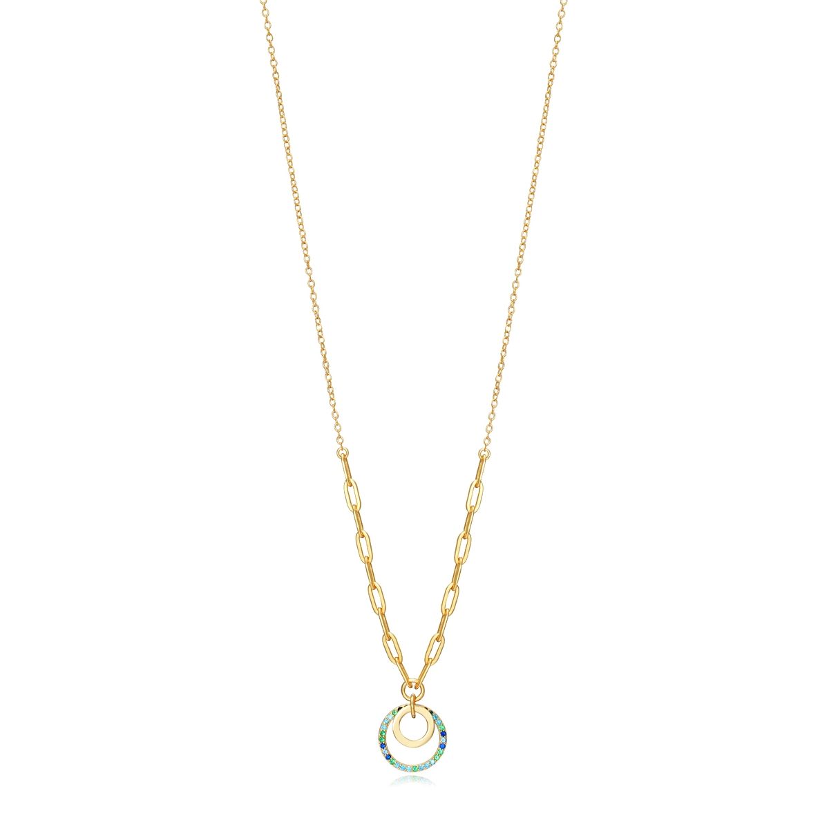 VICEROY JEWELS Mod. 13052C100-32, lady's 925 silver necklace, quartz analog, 3 ATM water-resistant, with official packaging and calendar function.