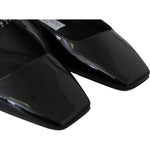 Jimmy Choo Elegant Black Patent Flats with Crystal Accent 192954629175