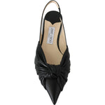 Jimmy Choo Elegant Pointed Toe Leather Flats 191714992894