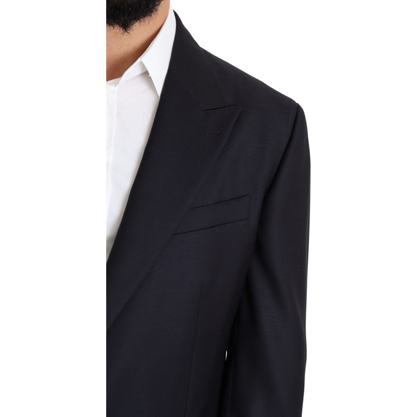 Dolce & Gabbana Black Wool Single Breasted NAPOLI Blazer KOS1829-56