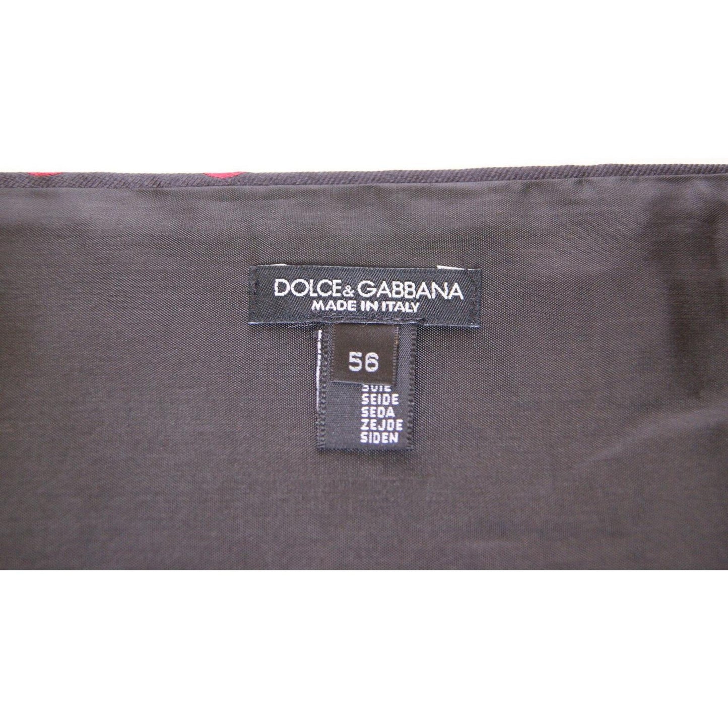 Dolce & Gabbana Black Waist Smoking Tuxedo Cummerbund Belt NOC10445-44