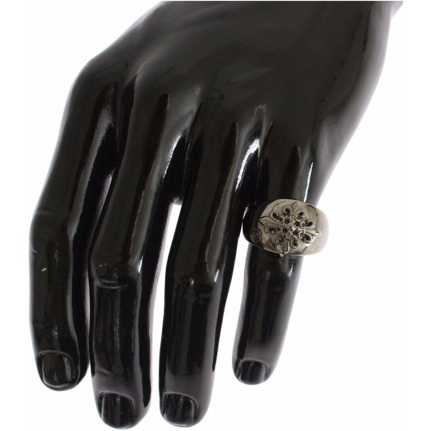 Nialaya Silver 925 Sterling Authentic Crest Ring Ring