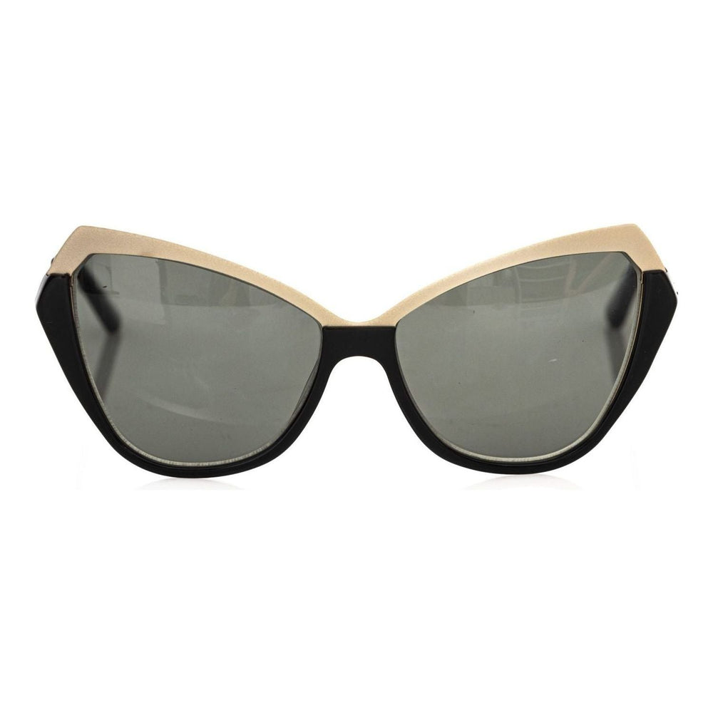 Frankie Morello Black Acetate Women Sunglasses FR-22079