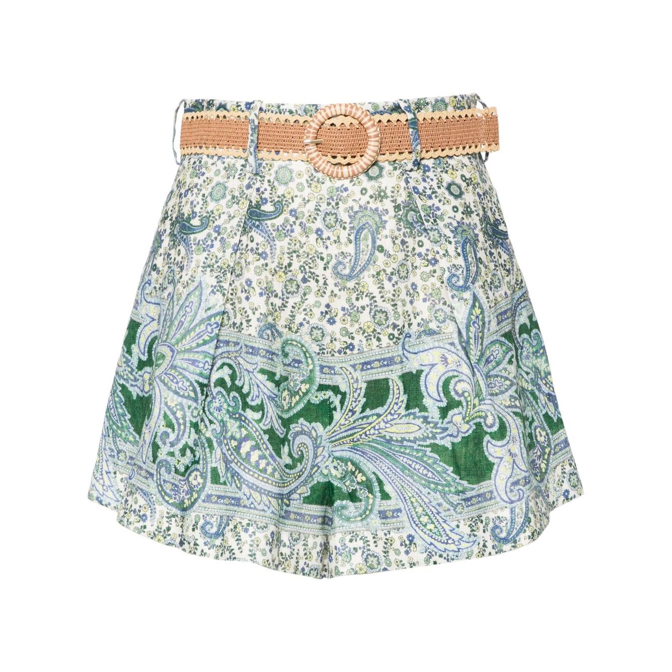 Zimmermann Ottie Tuck Linen Shorts Short trousers