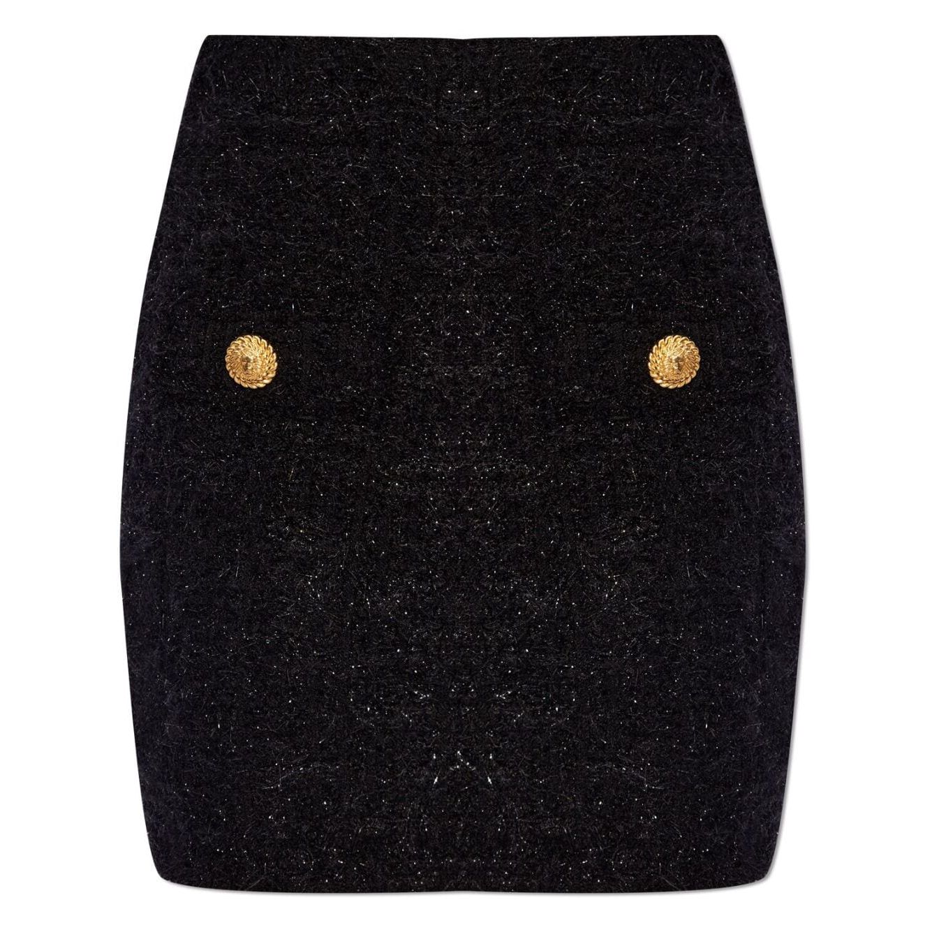 Balmain High-waisted bouclé miniskirt Skirts