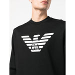 Emporio Armani Modal-blend sweatshirt with logo print 8N1MR61JRIZF008-P25