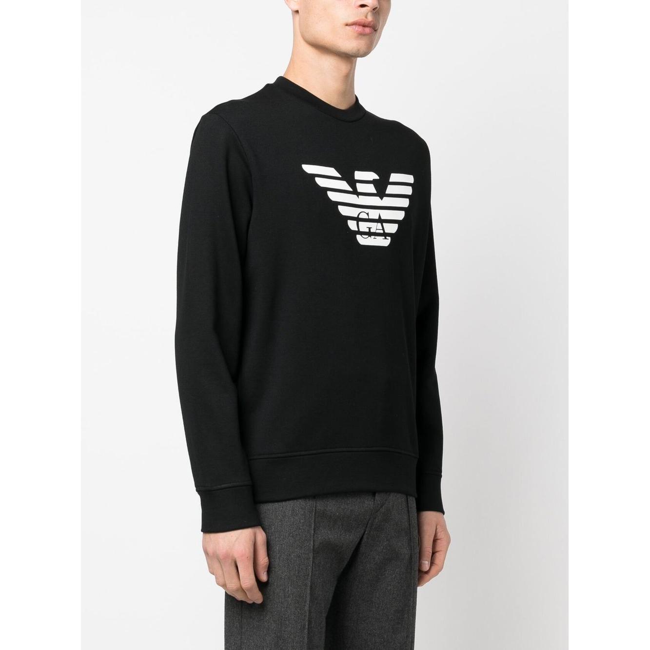 Emporio Armani Modal-blend sweatshirt with logo print 8N1MR61JRIZF008-P25