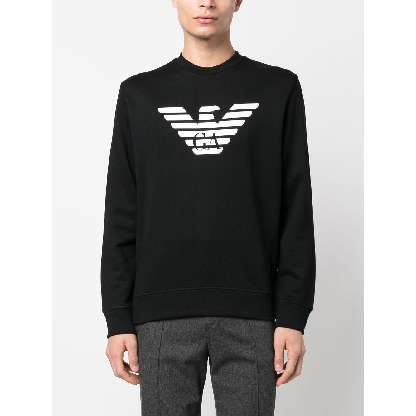 Emporio Armani Modal-blend sweatshirt with logo print 8N1MR61JRIZF008-P25