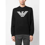 Emporio Armani Modal-blend sweatshirt with logo print 8N1MR61JRIZF008-P25