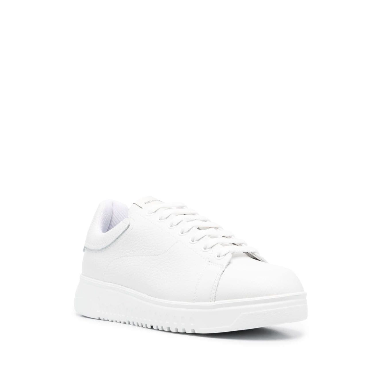 Emporio Armani leather low top sneakers Sneakers