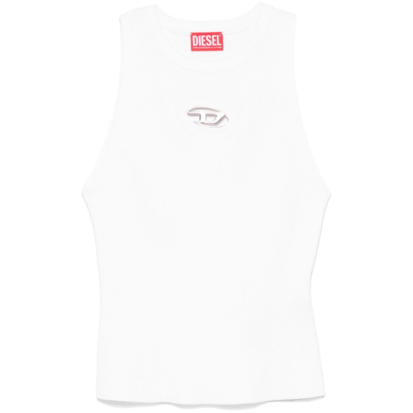 Diesel Top White Topwear