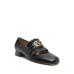 Valentino Garavani Vlogo Signature Calfskin Fringe Sabot Moccasin 25mm Moccasins