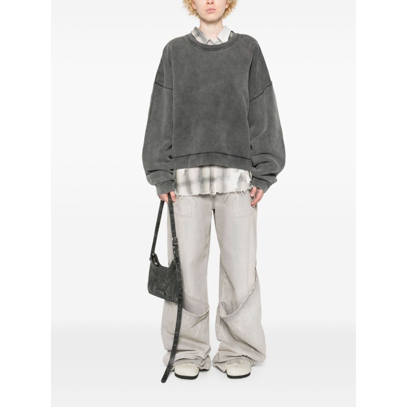 Acne Studios logo label sweatshirt Topwear