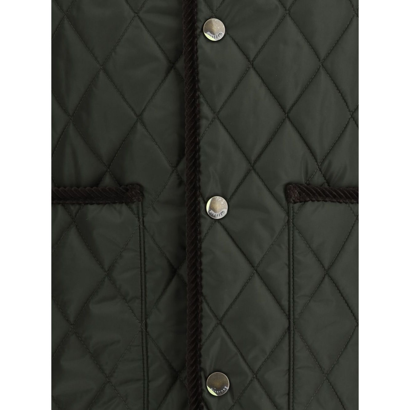 Burberry diamond-quilted sleeveless jacket Topwear