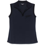 Emporio Armani Icon micro piquet crepe jersey top EW000669AF12367UB115-P25