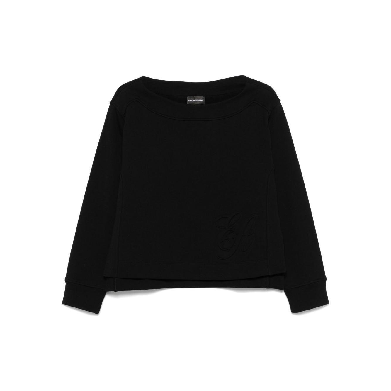 Emporio Armani logo embossed sweatshirt EW000889AF12538UC001-P25