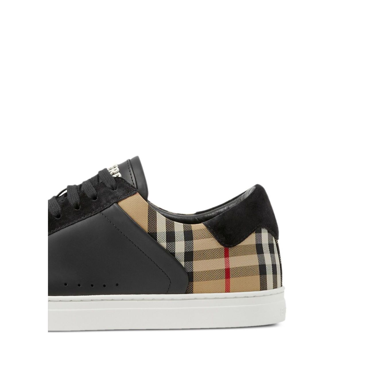 Burberry Leather, suede and check sneakers Sneakers