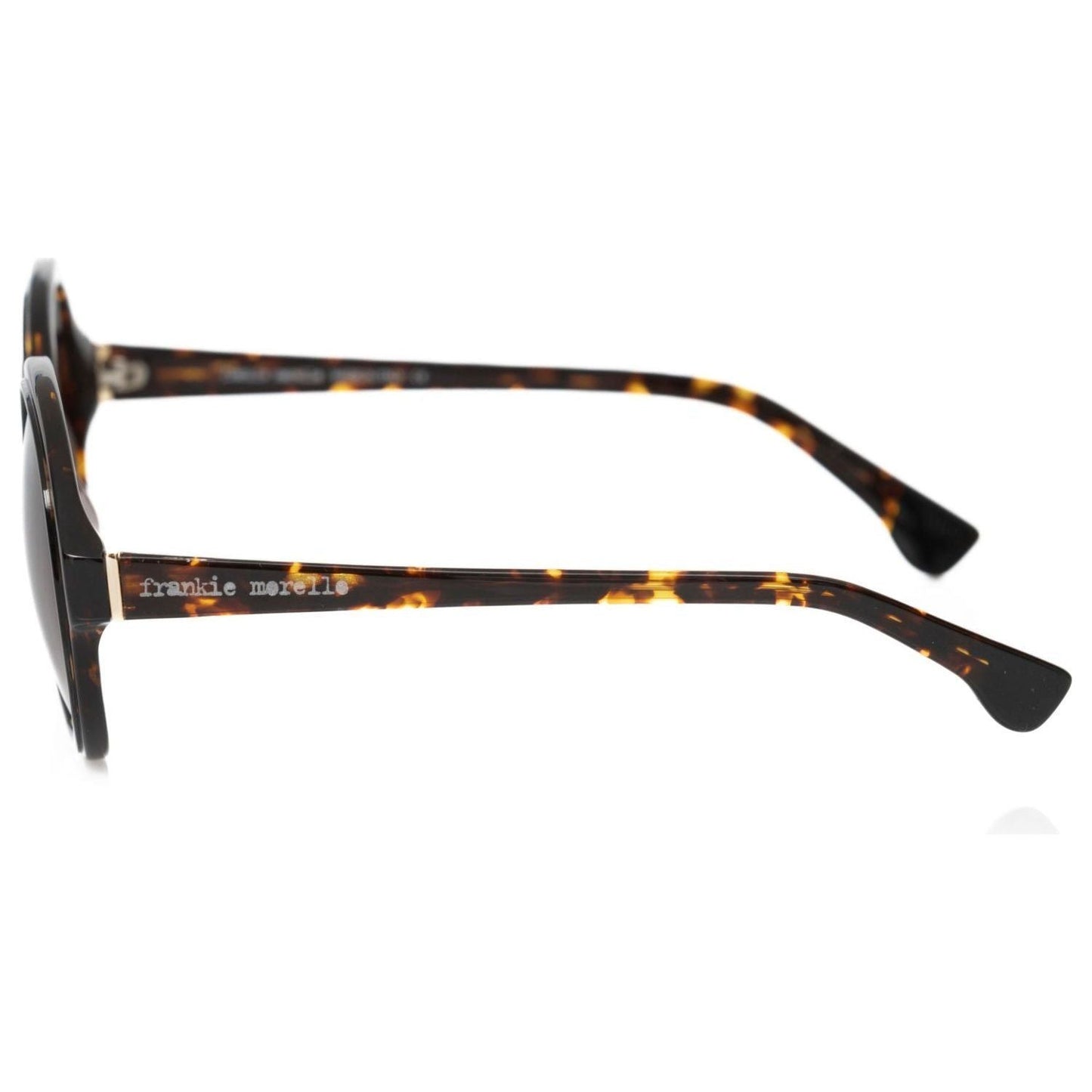 Frankie Morello Black Acetate Women's Sunglass FR-22071