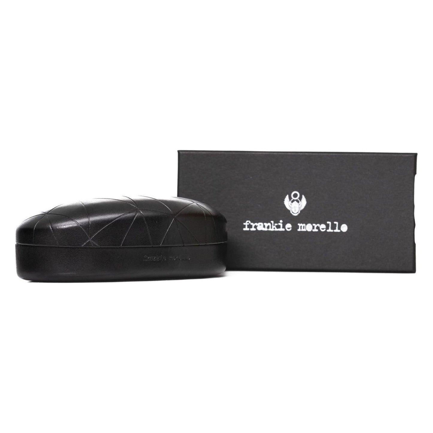 Frankie Morello Black Acetate Women's Sunglass FR-22071