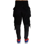 Dolce & Gabbana Black Cotton Skinny Corduroy Cargo Pants PAN72022 - 44