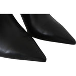 Jimmy Choo Elegant Black Gold Leather Pumps 192954477899
