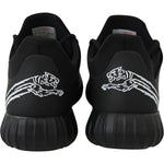 Plein Sport Chic Black Runner Henry Sport Sneakers 4059623074222