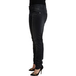 Acht Black Washed Cotton Low Waist Slim Fit Denim Jeans PAN71817 - 26
