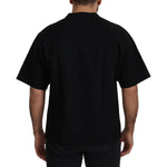 Dolce & Gabbana Black Logo Cotton Crewneck T-shirt TSH83101- 44