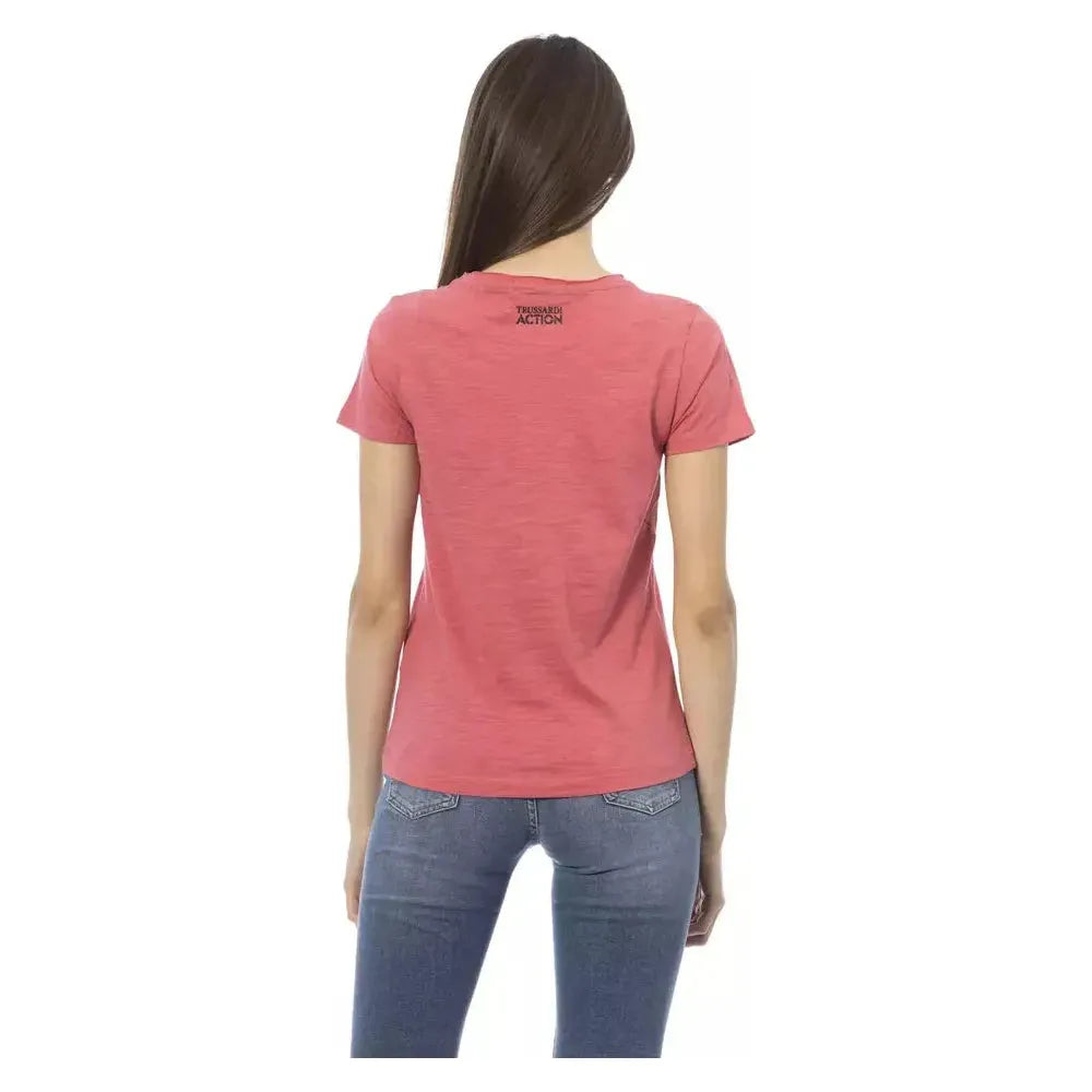 Trussardi Action Multicolor Cotton Women T-Shirt