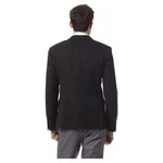 Billionaire Italian Couture Black Wool Mens Blazer BI-10388-IT50 | L