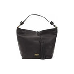 Pompei Donatella Black Leather Women Shoulder Bag PO-5803