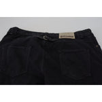 John Galliano Black Cotton Back Buckle Casual Denim Jeans PAN72965-44