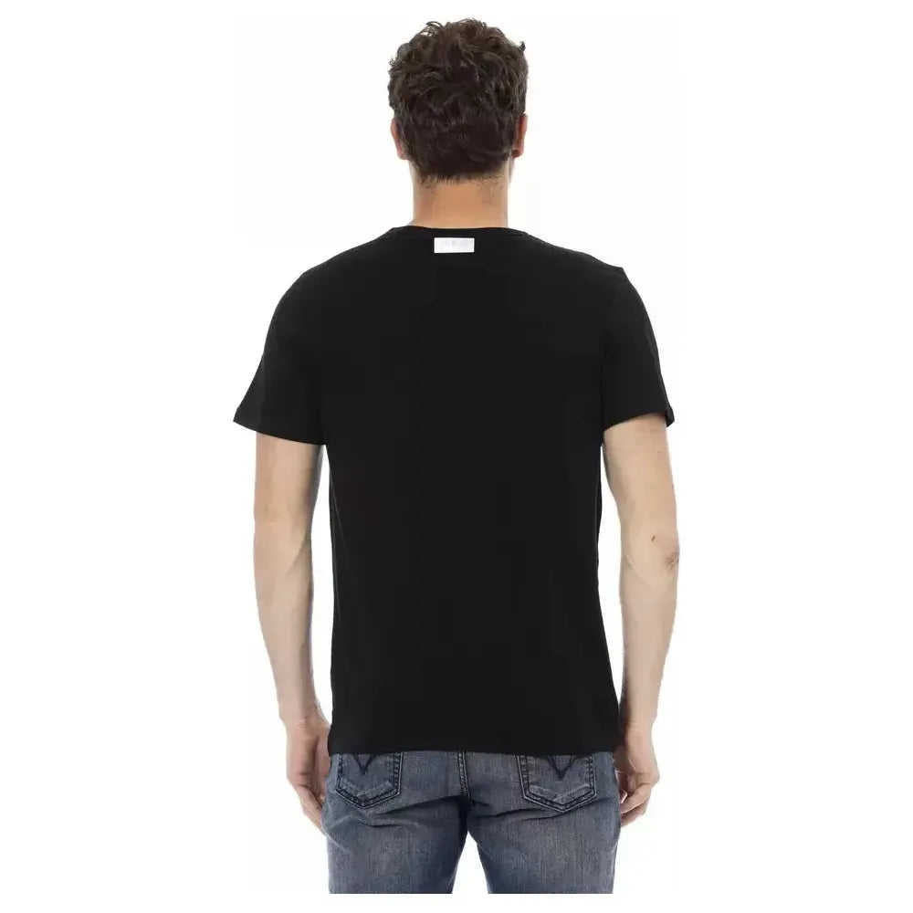 Bikkembergs Black Cotton Men T-Shirt BI-22391-M