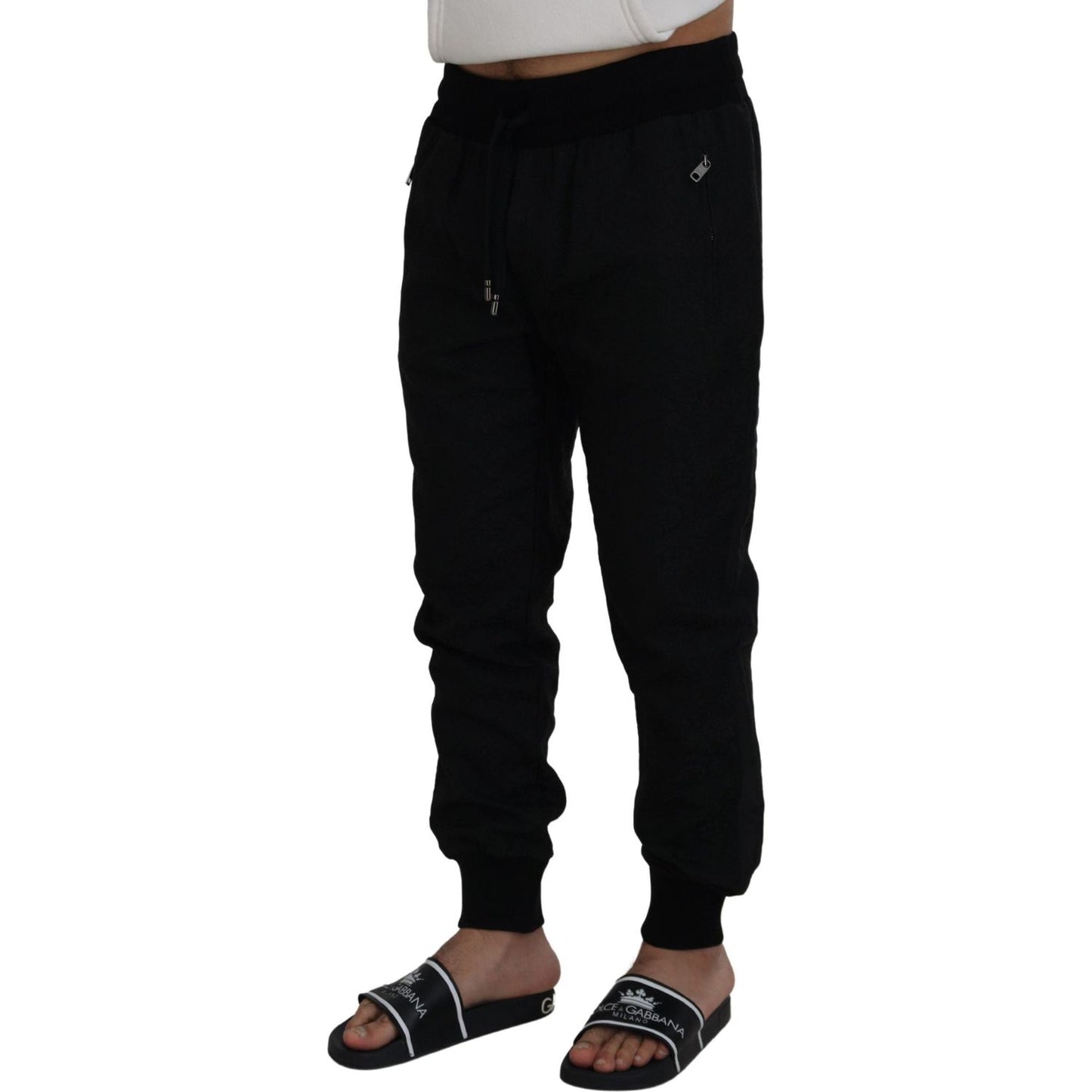 Dolce & Gabbana Black Men Casual Jogger Pants PAN73254 - 52