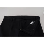 Dolce & Gabbana Black Wool Chino Formal Pants PAN73336 - 54