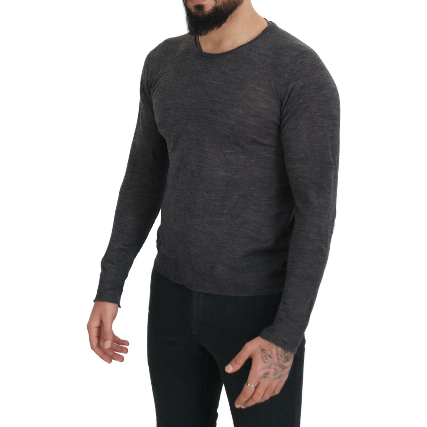 Costume National Gray Crewneck Pullover Sweater TSH8227 - 48