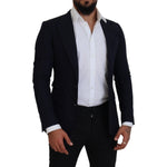 Dolce & Gabbana Black Wool Formal Taormina Blazer KOS2130- 48