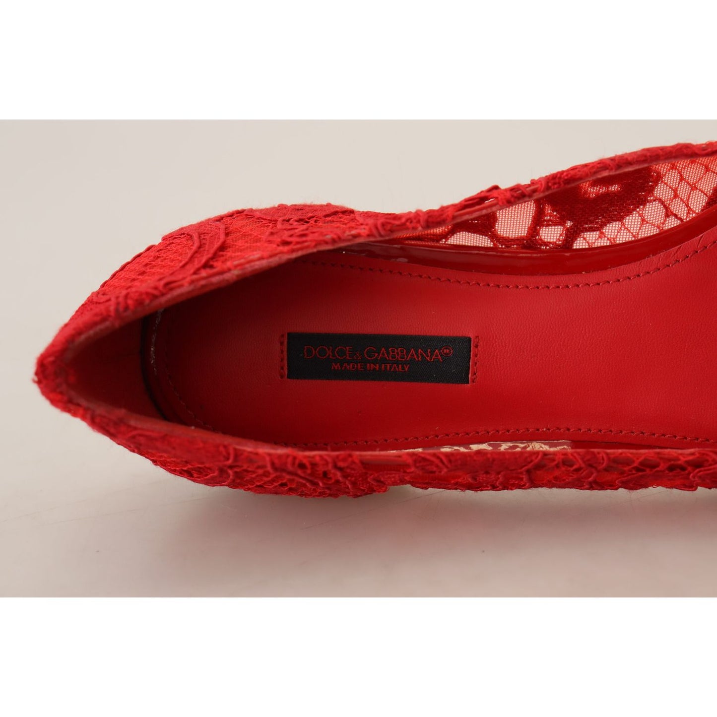 Dolce & Gabbana Red Taormina Crystals Loafers Flats Shoes LA10204- 37.5