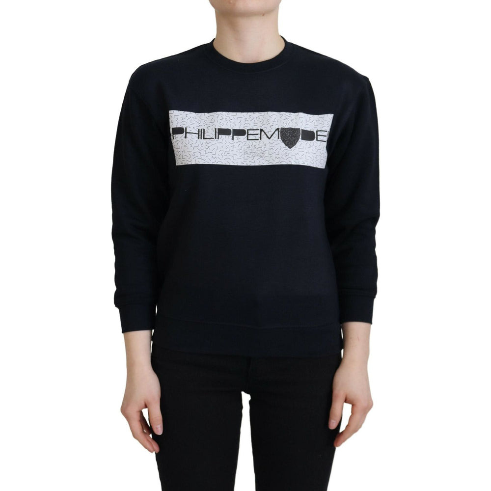 Philippe Model Black Printed Long Sleeves Pullover Sweater TSH83276-38