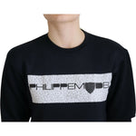 Philippe Model Black Printed Long Sleeves Pullover Sweater TSH83276-38