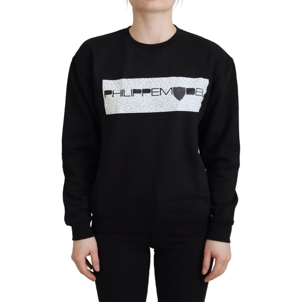 Philippe Model Black Printed Long Sleeves Pullover Sweater TSH83278-38