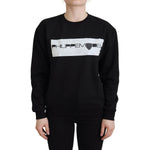 Philippe Model Black Printed Long Sleeves Pullover Sweater TSH83278-38